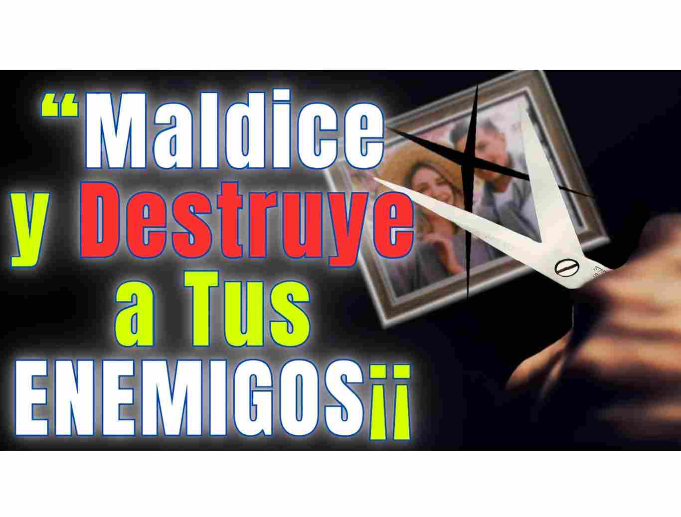 Hechizo de la tijera para destruir al enemigos