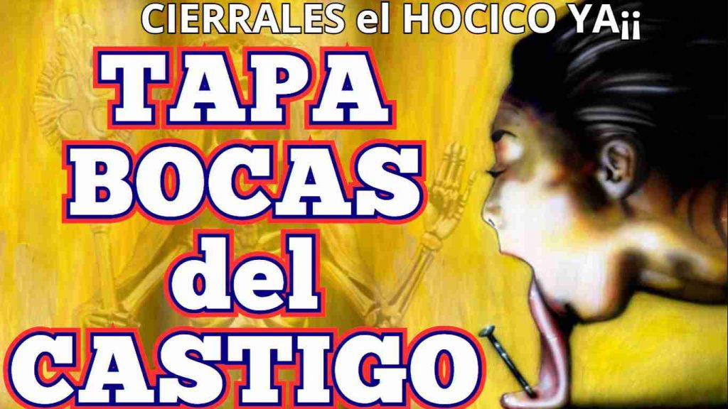 Hechizo de la Santa Muerte Cierra hocicos Tapabocas