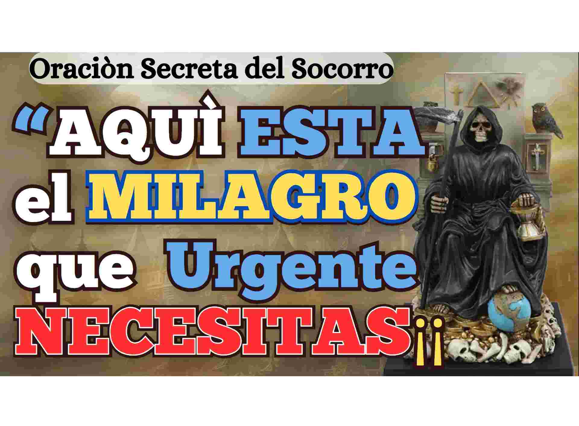 Oracion del socorro de la muerteses