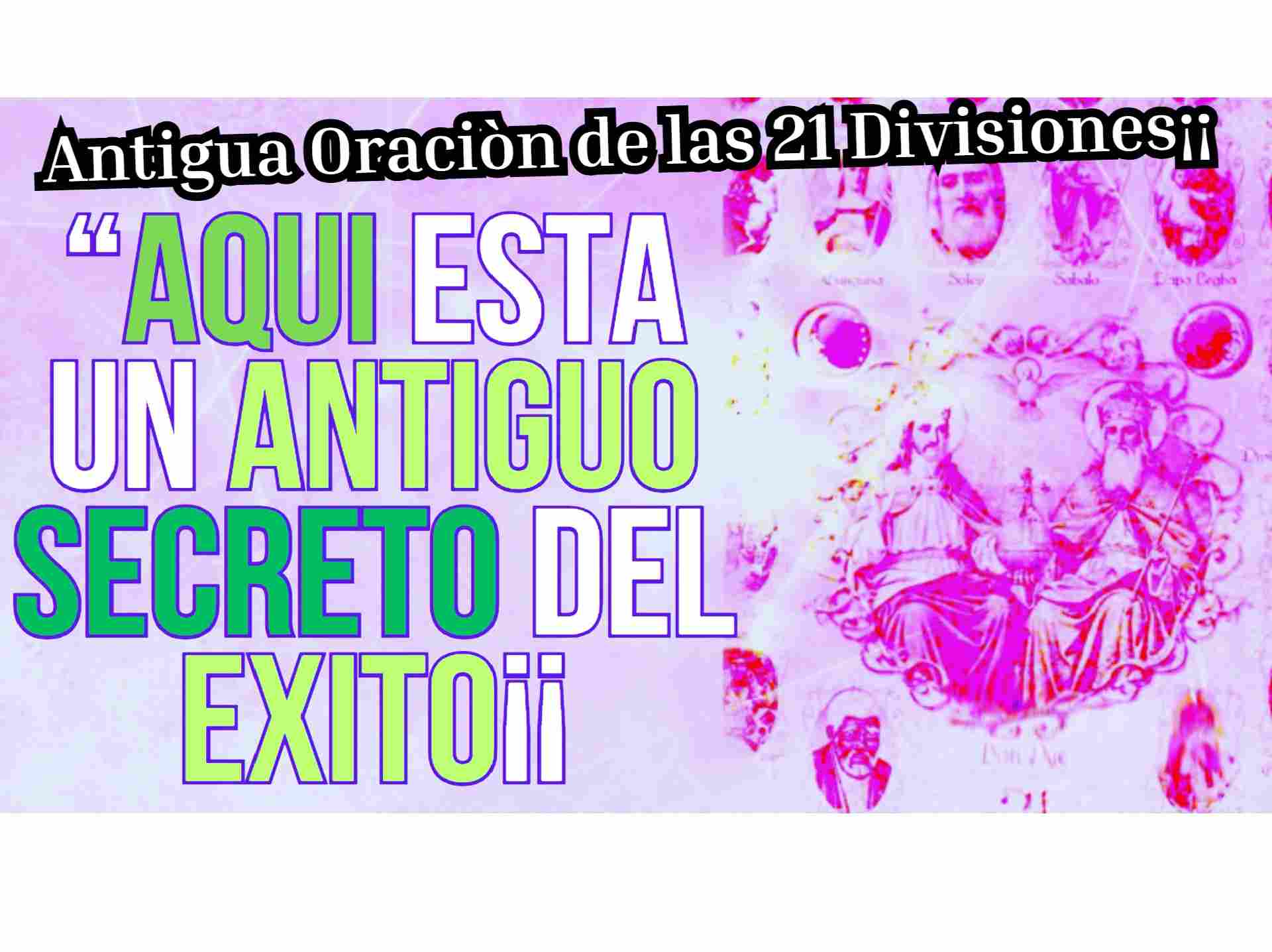 Oracion de las 21 diviones dinero