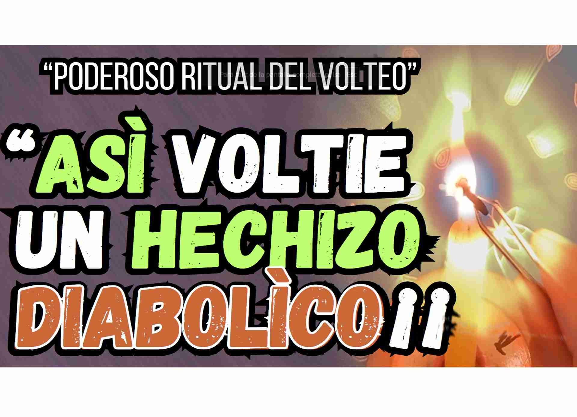 Ritual voltea todo males