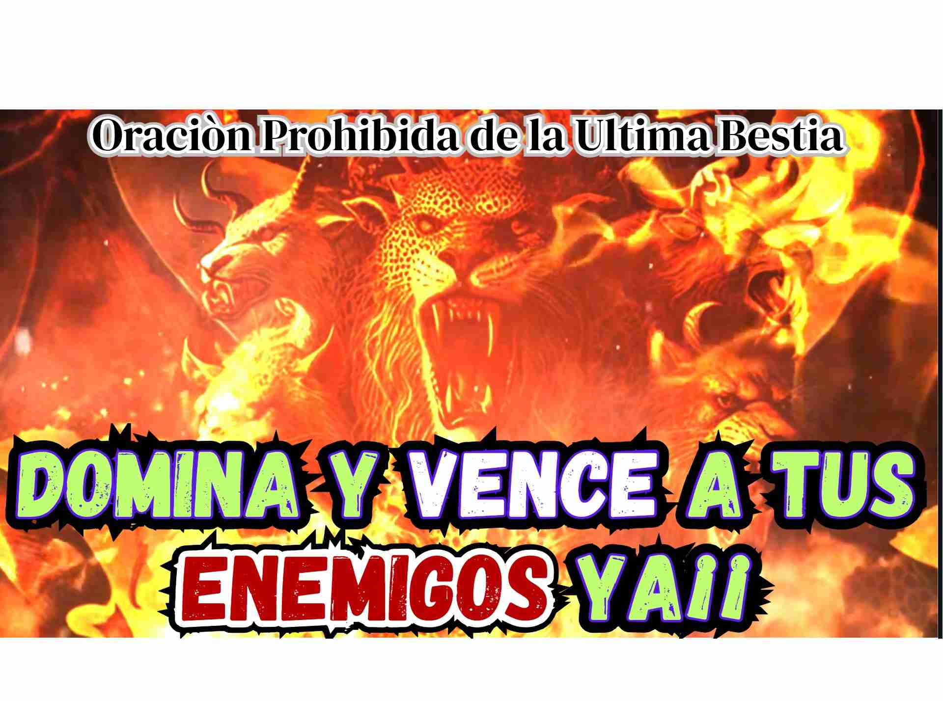 Oracion de la bestia del apocalipsisa