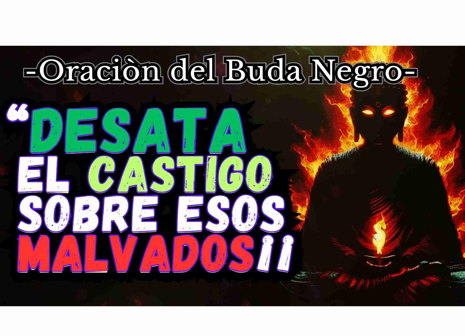 Oracion del buda castiga karmases