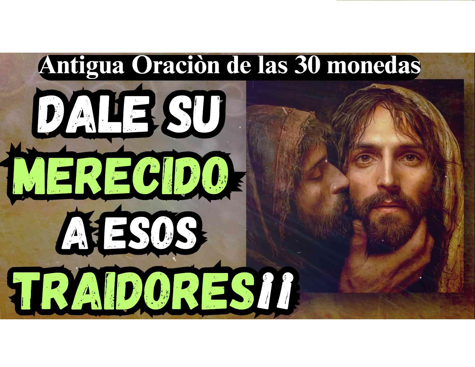 Oracion de los 30 monedas judas